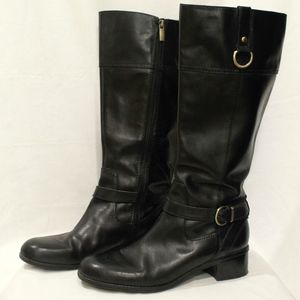 Black Leather Boots